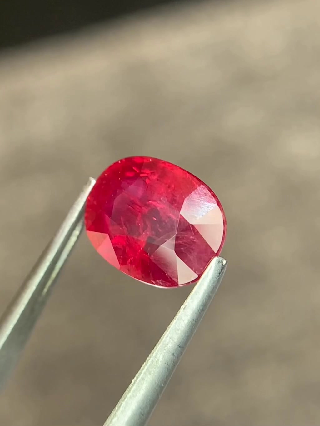 ️ Vivid Red Natural Ruby Gemstone ️ Weight: 2.07 carats ️ Untreated ...