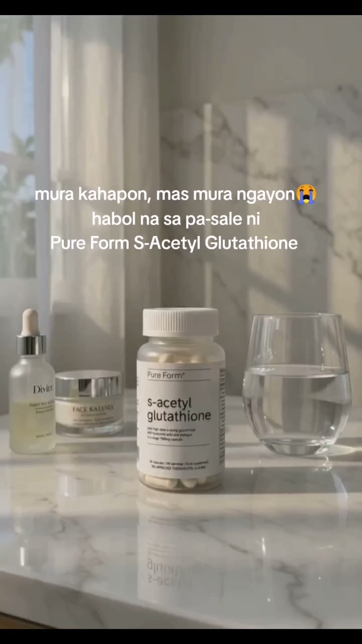 Pure Form S-Acetyl Glutathione is on Sale again habol na habang affordable at bagsak presyo pa , #pureform #sacetylglutathione #whiteningsupplement #whiteningrecommendation #glutathione, Check out 