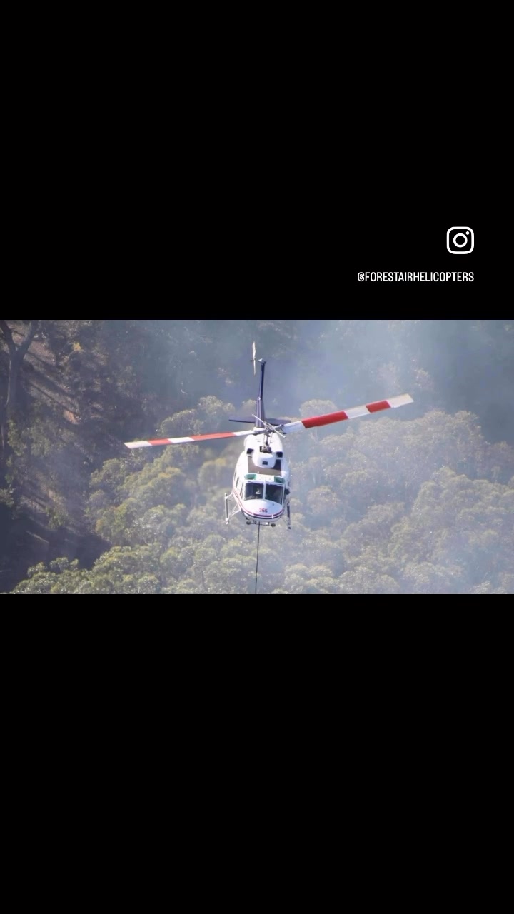 @forestairhelicopters VH-JWV HT365 working at the Otways 🔥🙌🚁 🇦🇺 many ...