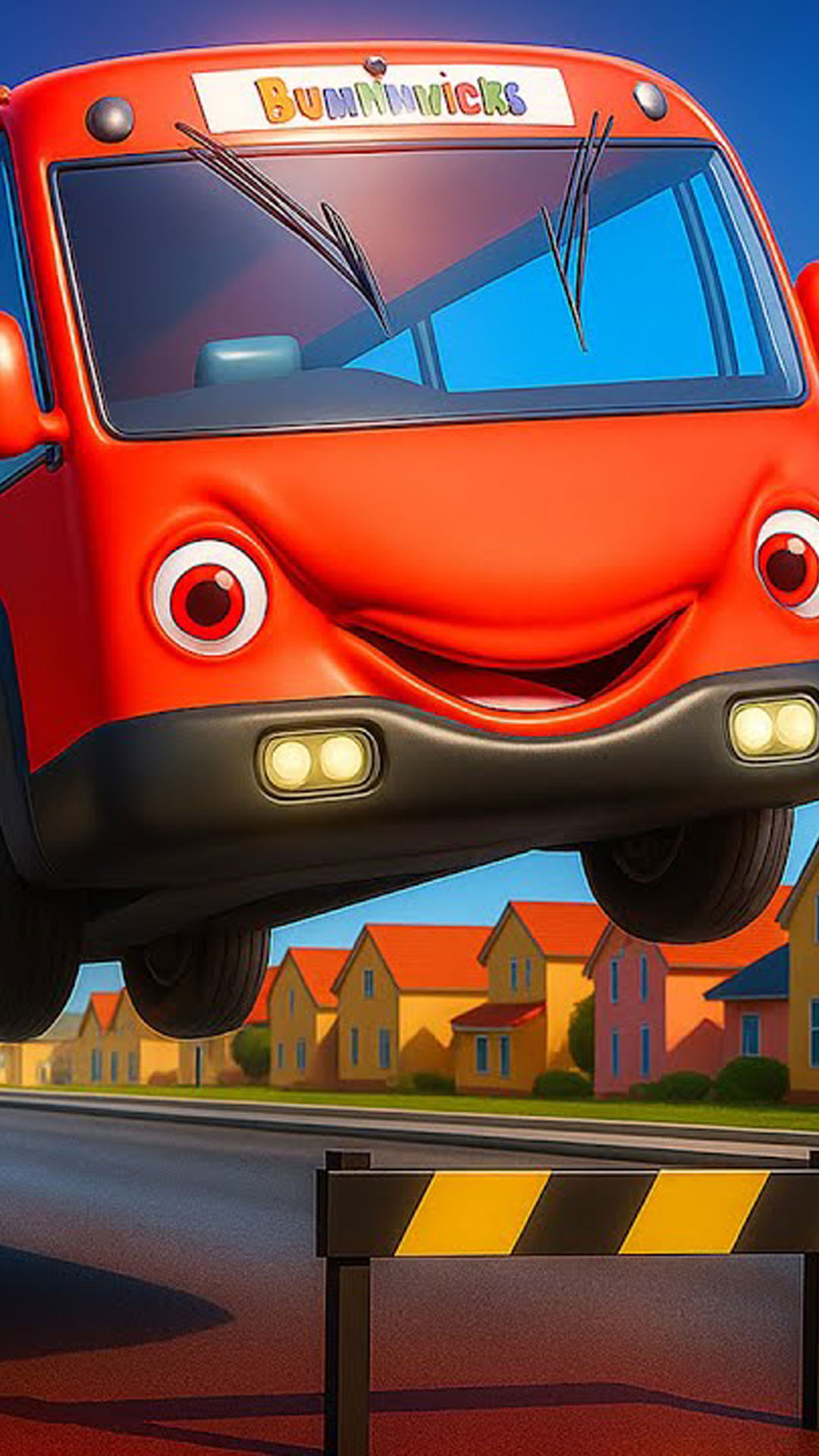 Color Changing Jumping Bus Song for Kids | Fun Learning Adventure ...