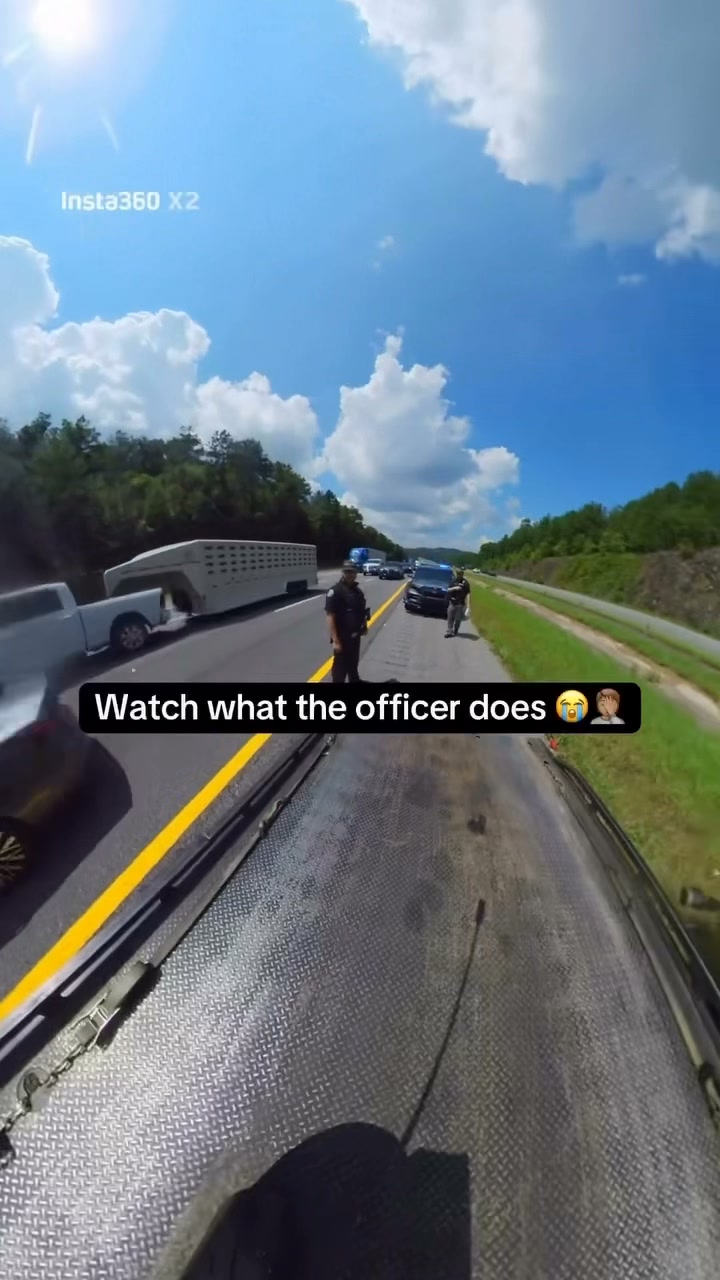 This cop was tweaking out! | Jackson.zx6r
