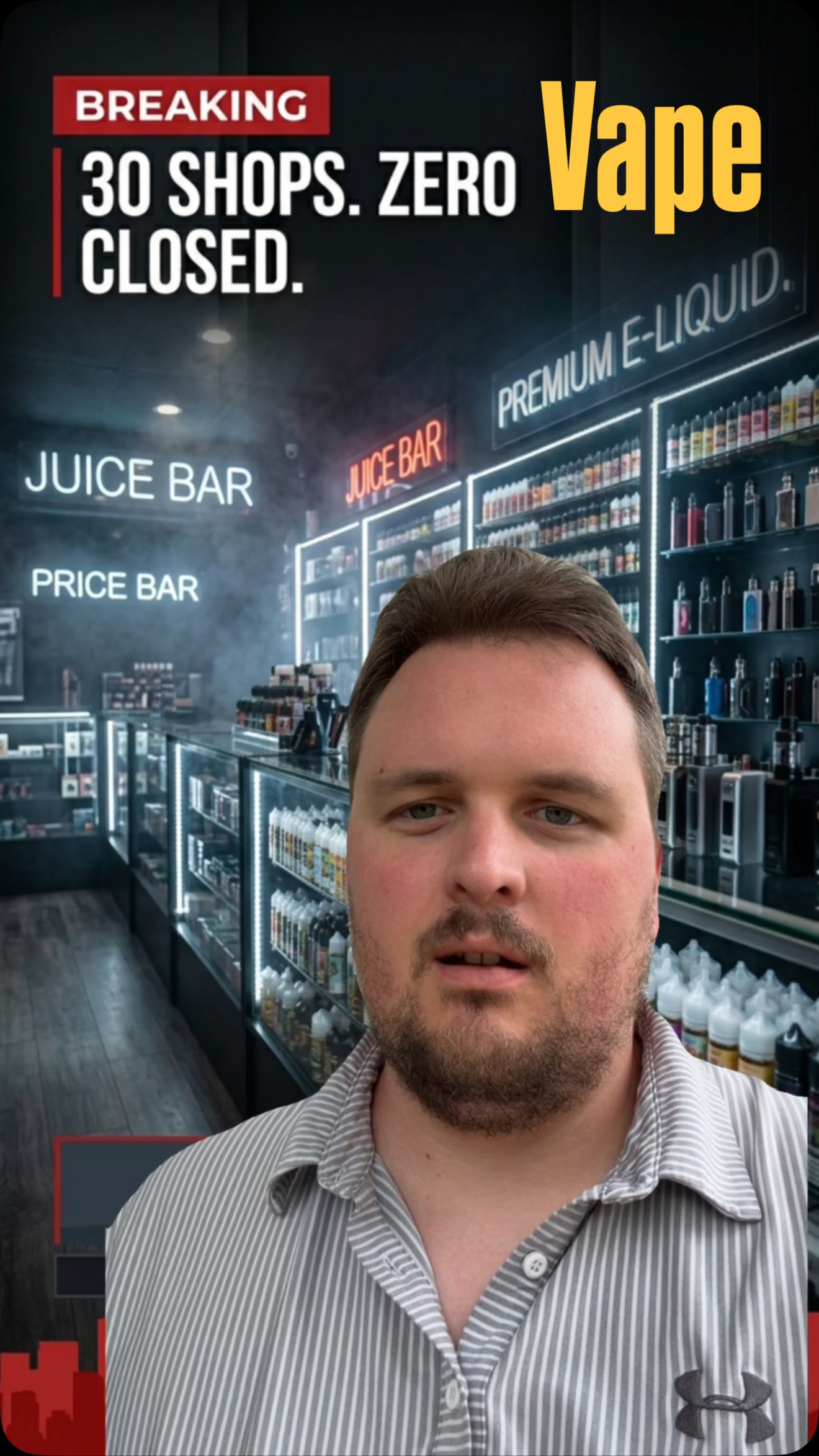A downtown vape shop that residents blamed for a crime increase