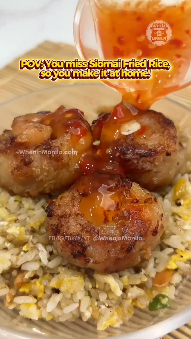 When In Manila - Easy Siomai Fried Rice Recipe: Is this... | Facebook