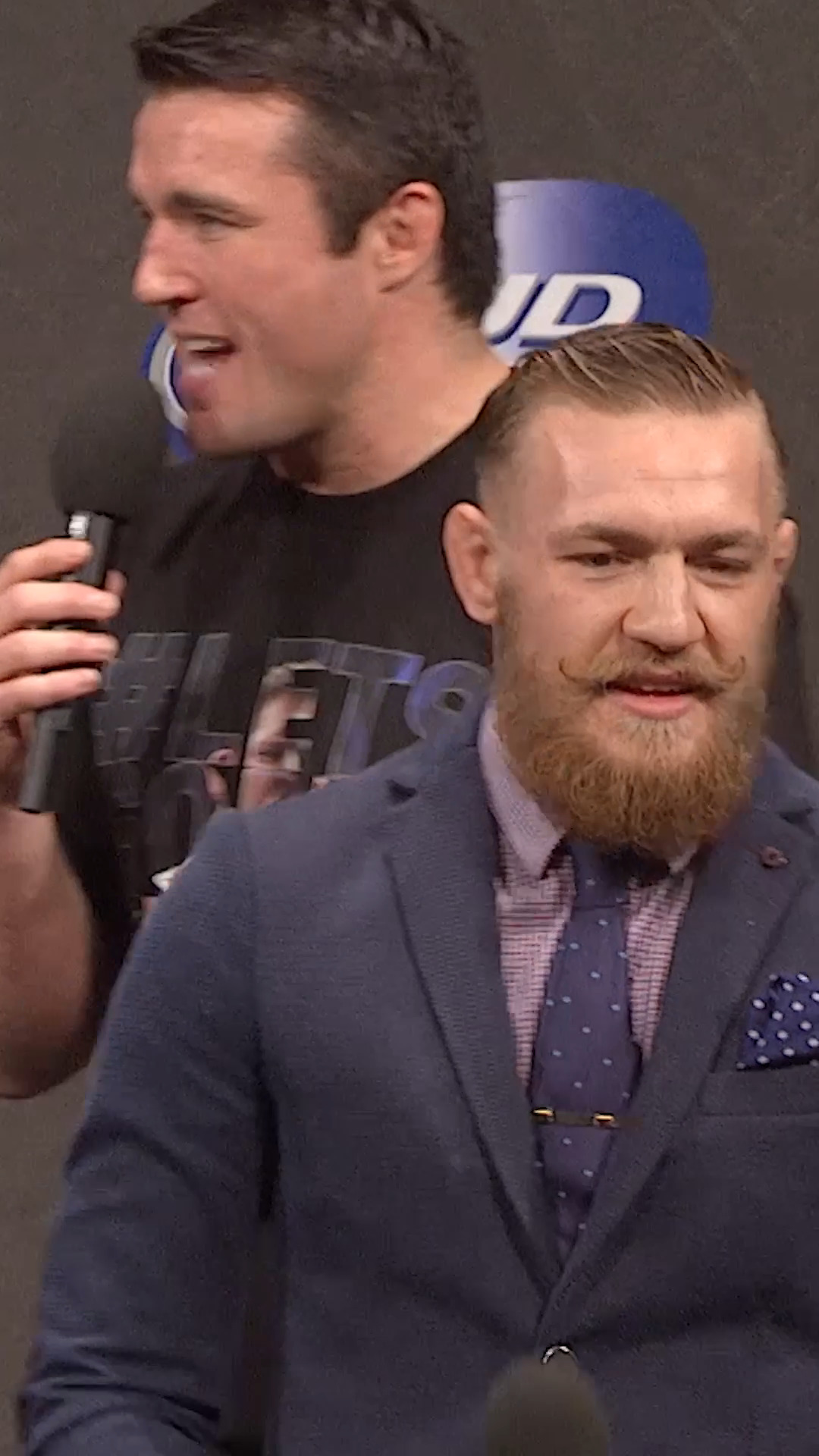 The trash-talking Mount Rushmore! 🐐 McGregor, Sonnen and Bisping held a ...