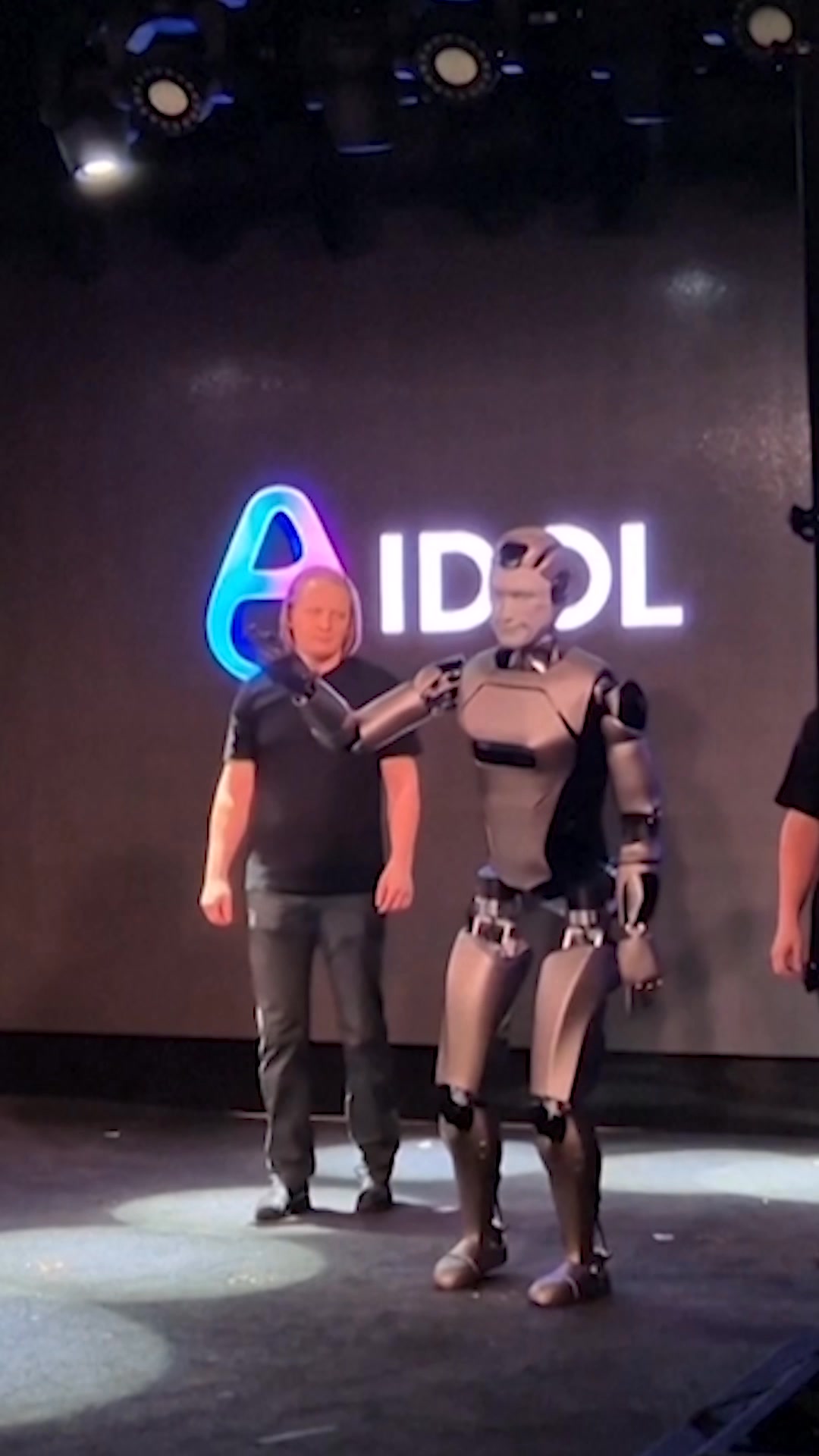 Embarrassment struck at a Moscow tech event when AIDOL, Russia’s first ...