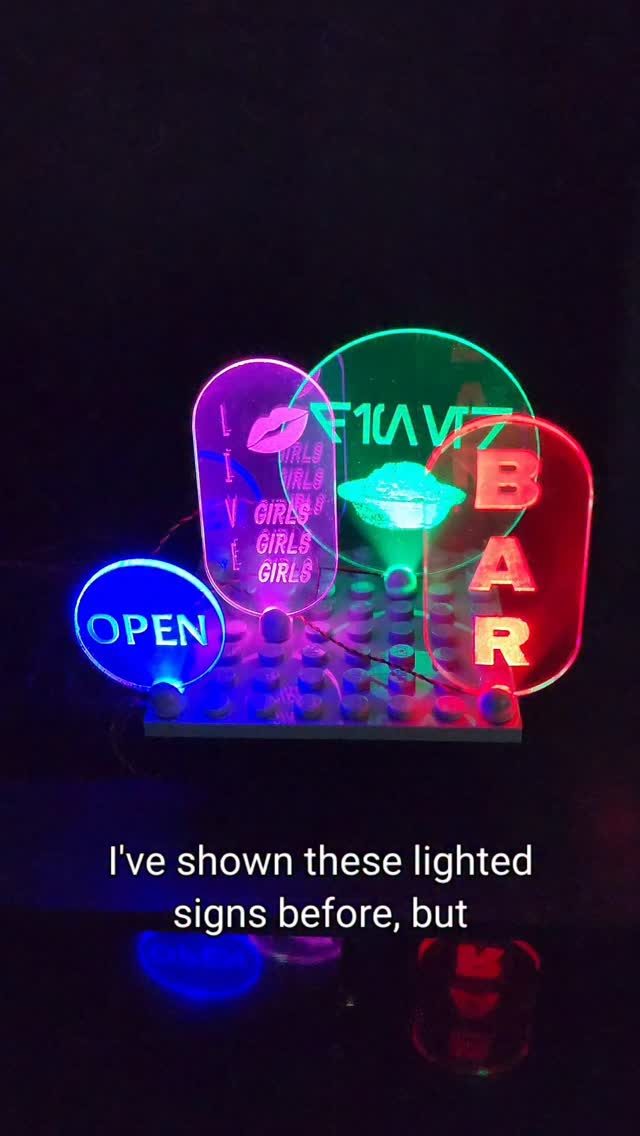 New Lighted signs coming soon to my website. #lego #led #light #sign ...