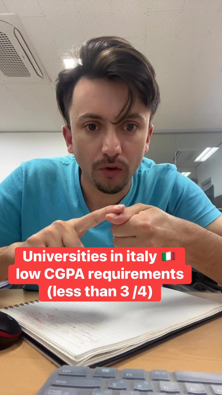 5 universities in italy 🇮🇹 with low CGPA requirements and no IELTS no ...