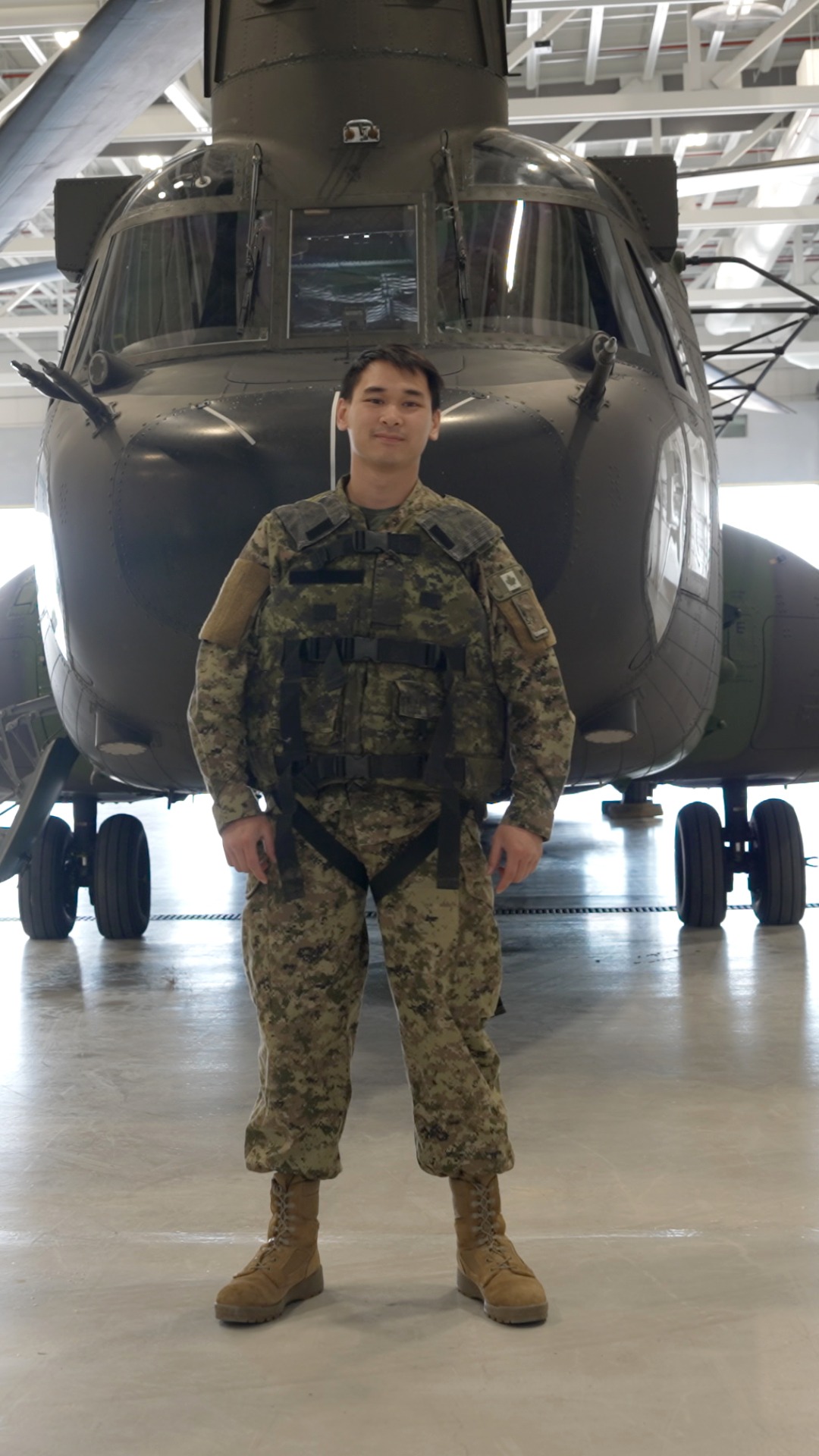 Big choices before the big jump. 🚁 Before helocasting, we asked Pte ...