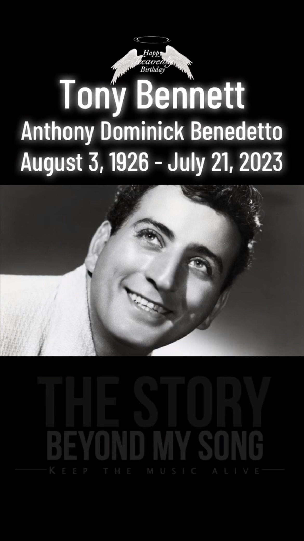 Tony Bennett (August 3, 1926 – July 21, 2023) one of the biggest