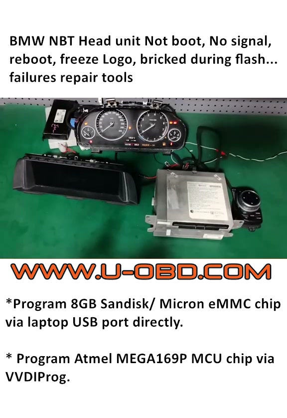 BMW iDrive 4 infotainment system NBT head unit repair tools
