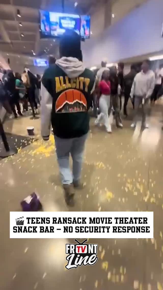 A group of teens stormed the snack bar, stealing and destroying items ...