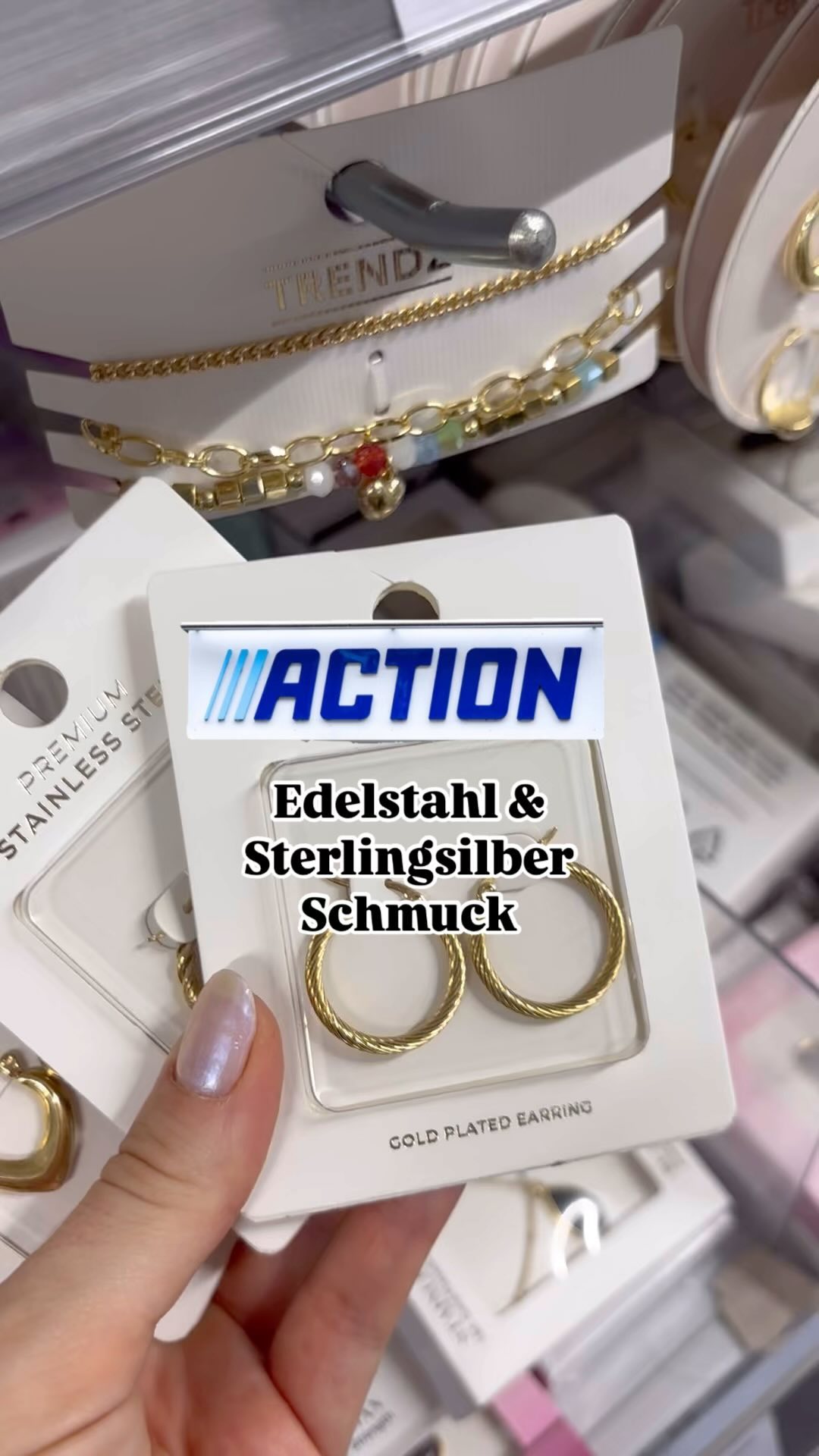 Action Edelstahl und 925 Sterlingsilber Schmuck 💍, Habt ihr bereits Erfahrungen mit dem Schmuck von Action gemacht? Wenn ja welche? ⬇️, Ich habe ein paar Schmuckstücke aus Edelstahl und bin immer noch