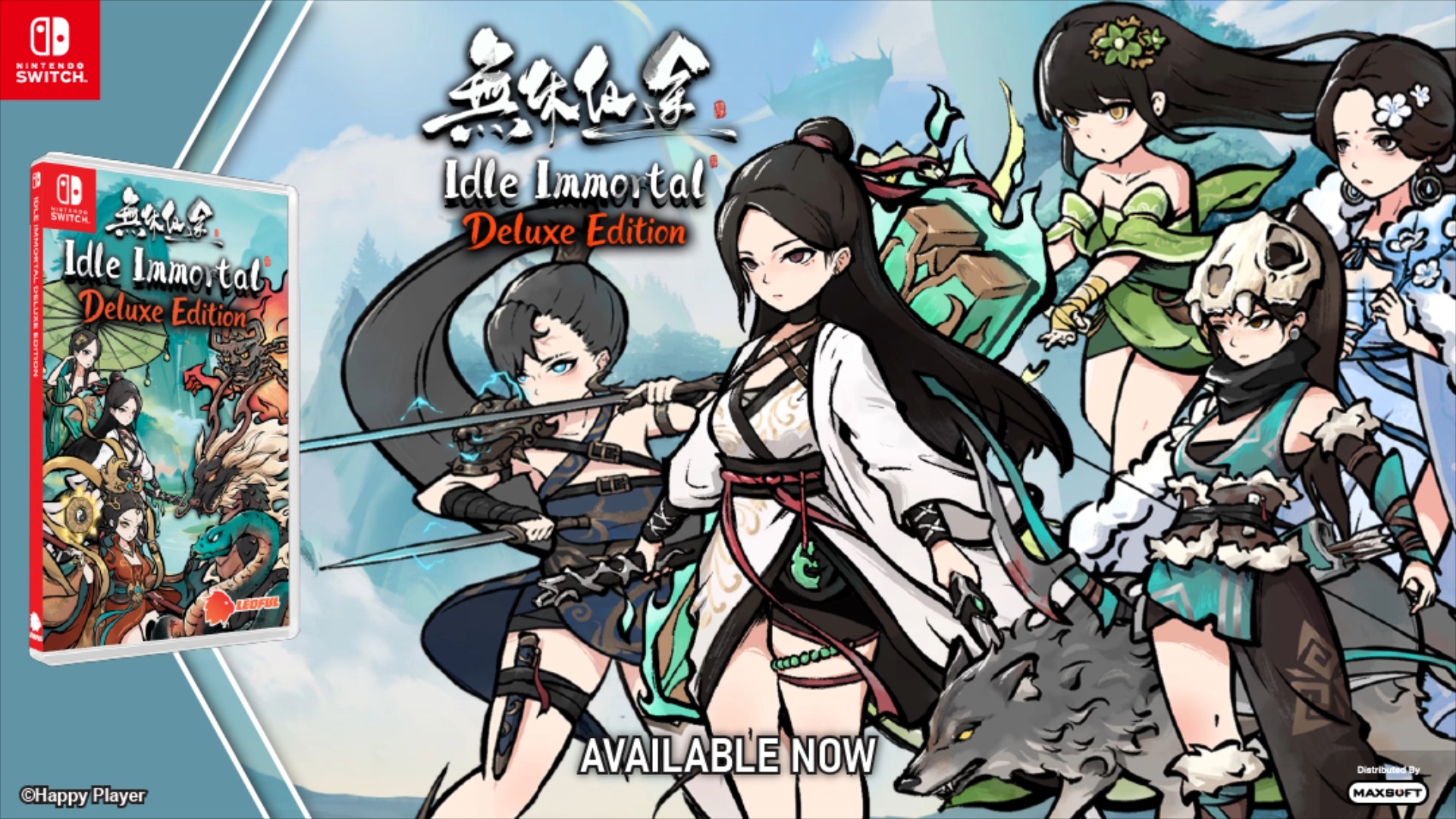 Idle Immortal Deluxe Edition is available now for the Nintendo