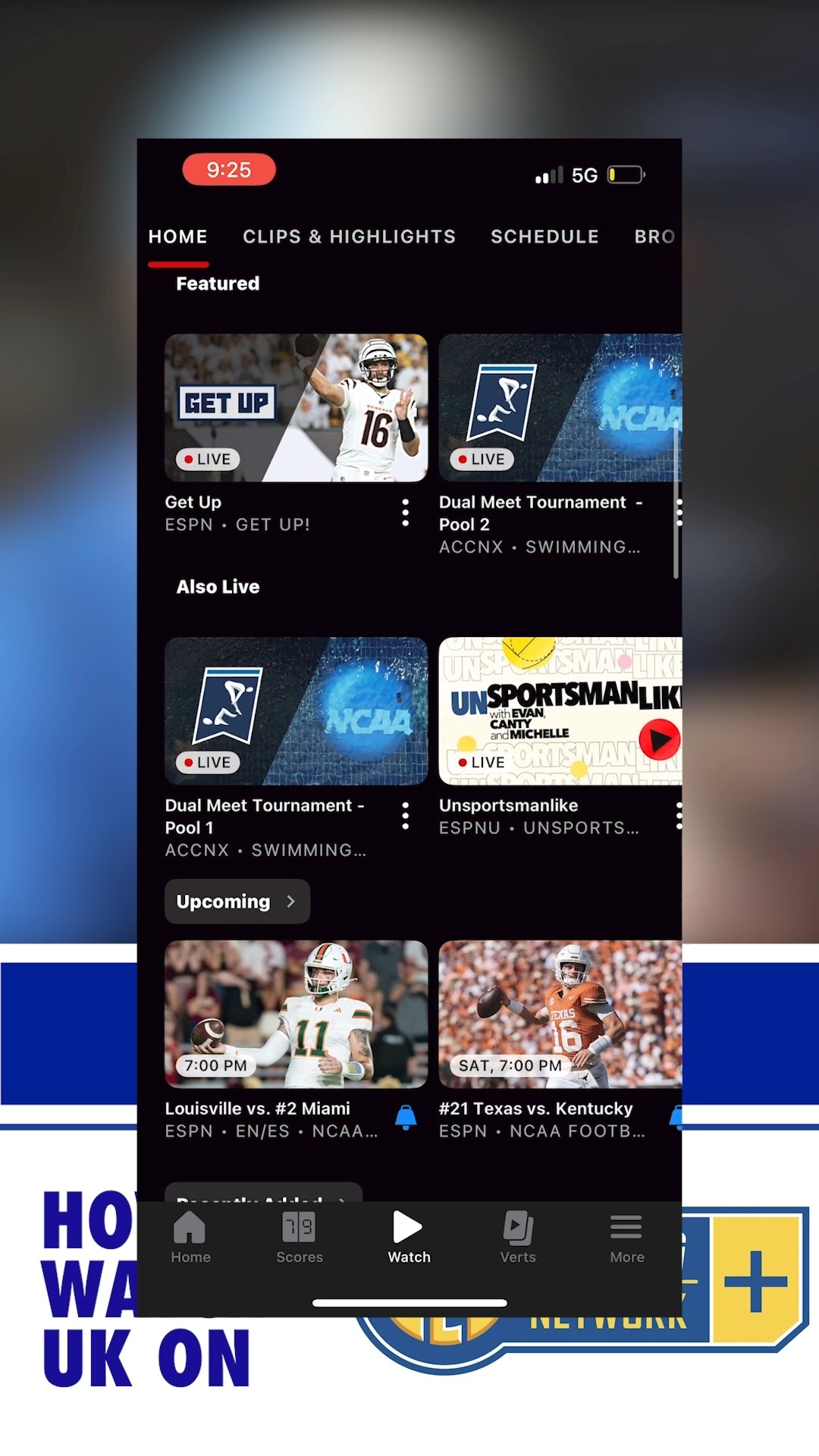 A quick tutorial on how to watch Kentucky Basketball on SEC Network+ # ...