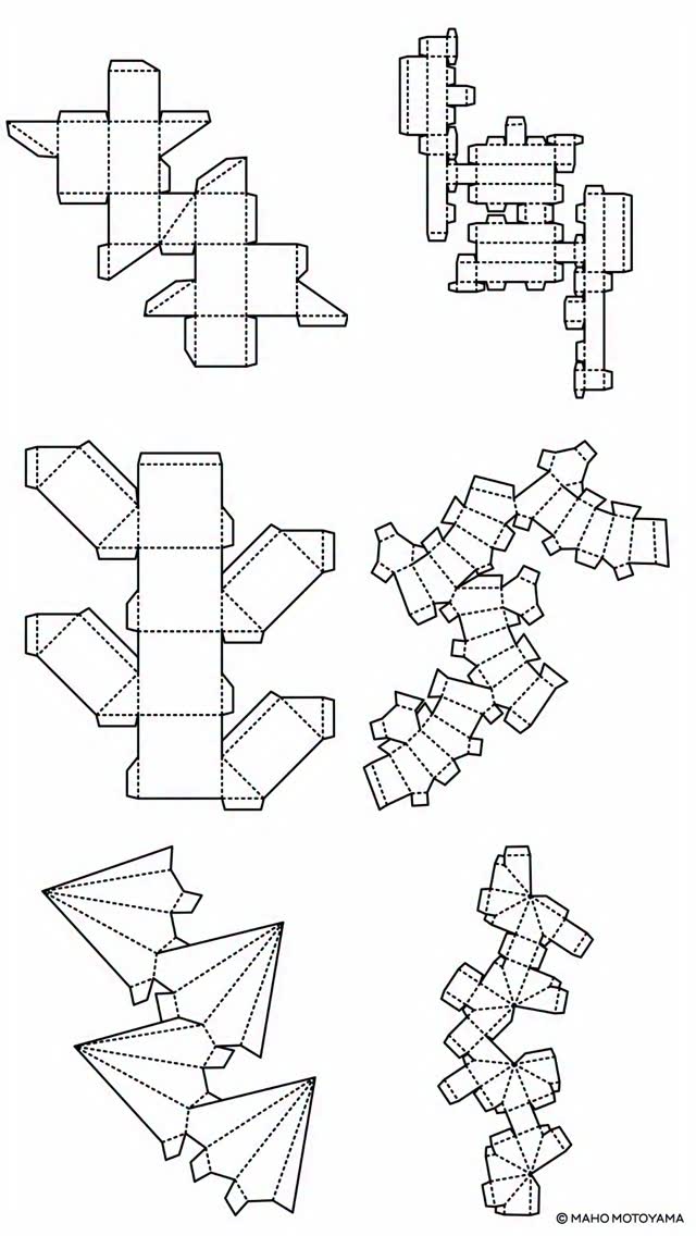 📦 #design #papercraft #origami #展開図 #dıy | PAPER BOXES | Facebook