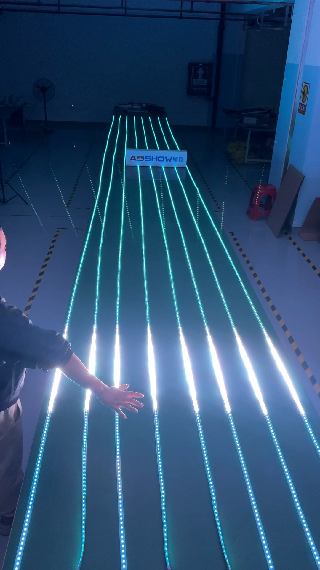 Human Real-time Interactive addressable LED Pixel Strip 📱WS +86 ...