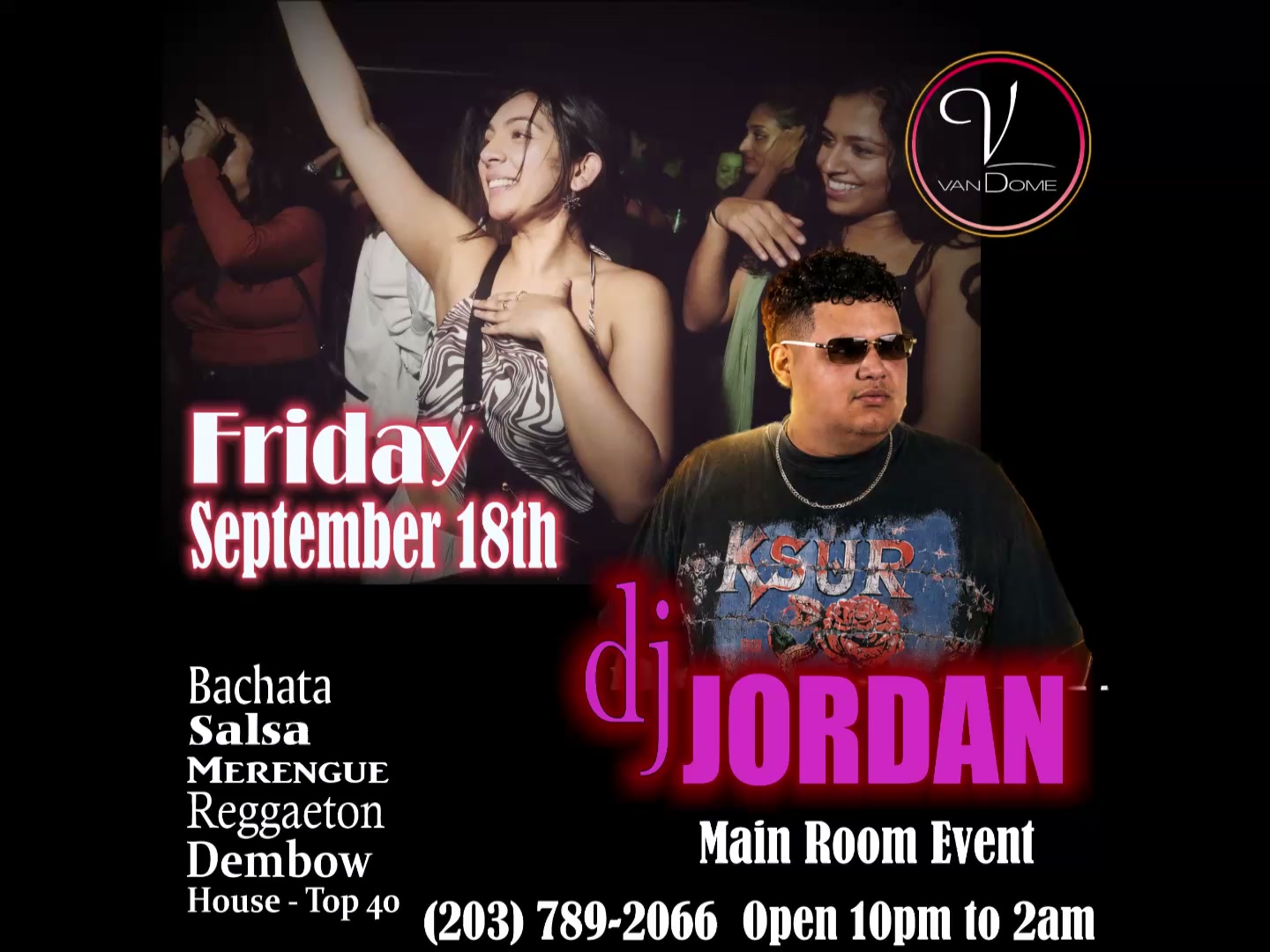 Friday September 18th Main Room Event at Club Vandome | Club Vandome