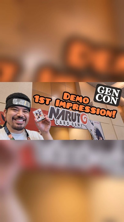 I was one of the first people to play Bandai's Naruto Card Game