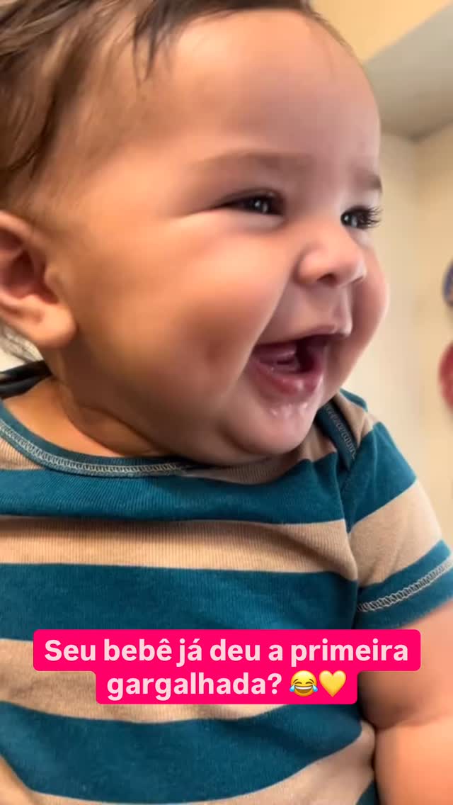 A gargalhada é um dos sons mais lindos e importantes do desenvolvimento ...