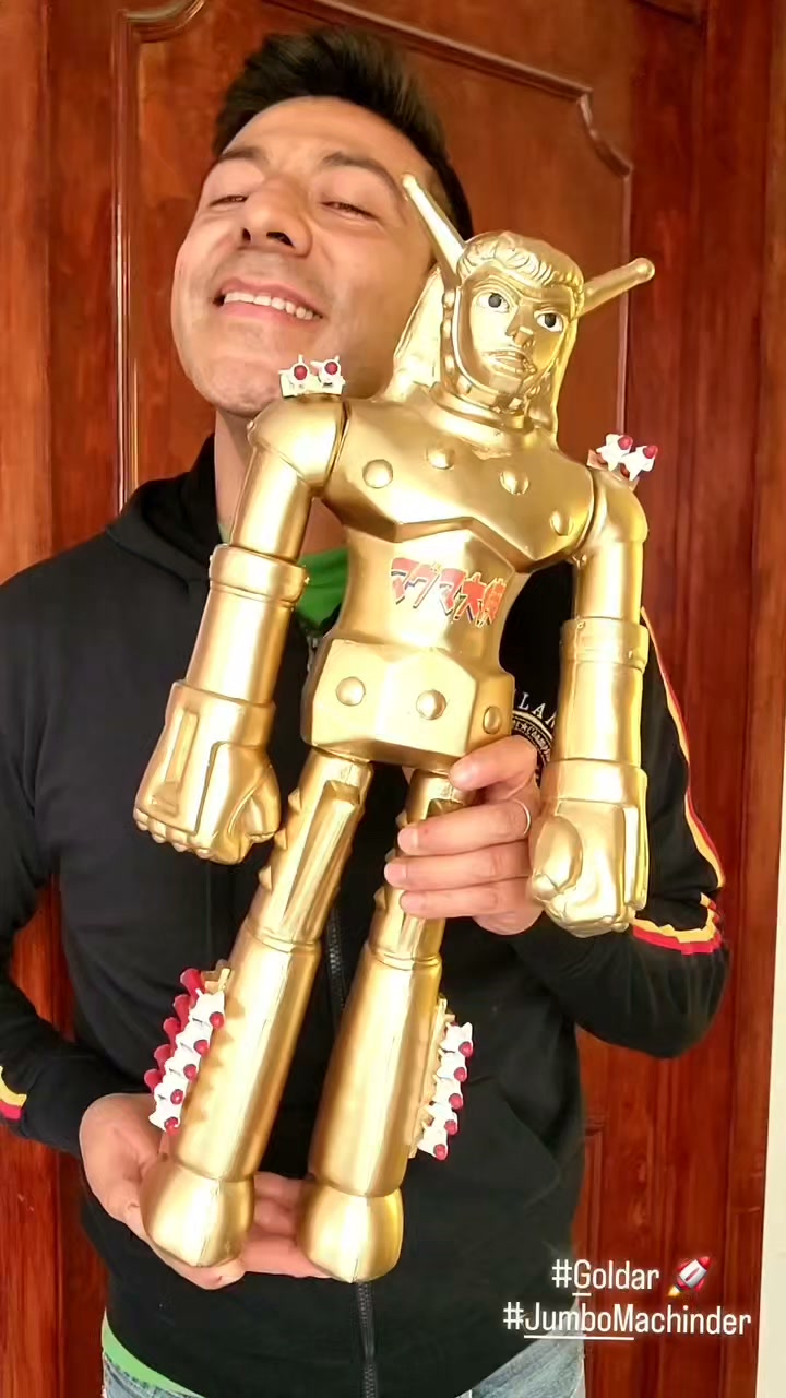 2025 Jumbomachinder Grendizer's Head Double Haken is molded from