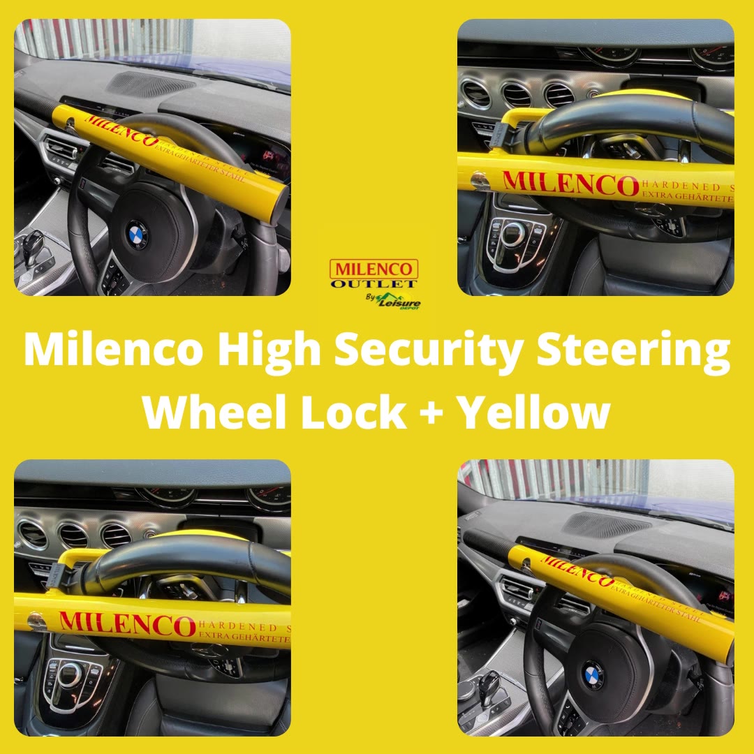 Milenco Commercial High Security Steering Wheel Lock From