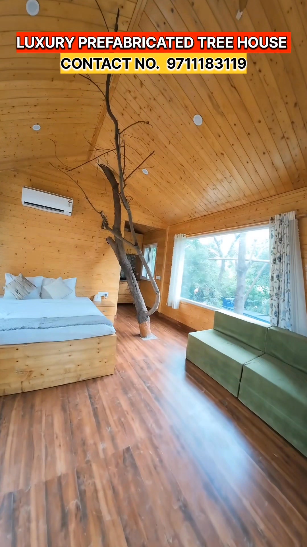 Hybrid Prefab Tree House | Luxury Stay for Farmhouse & Resorts 🌳🏡