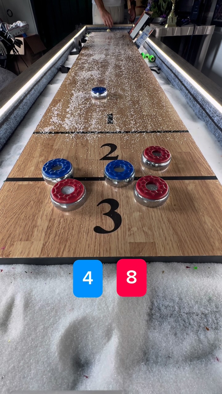 Who will win? 🔥 #shuffleboard #fyp #foryou | Ice Shuffleboard | Facebook
