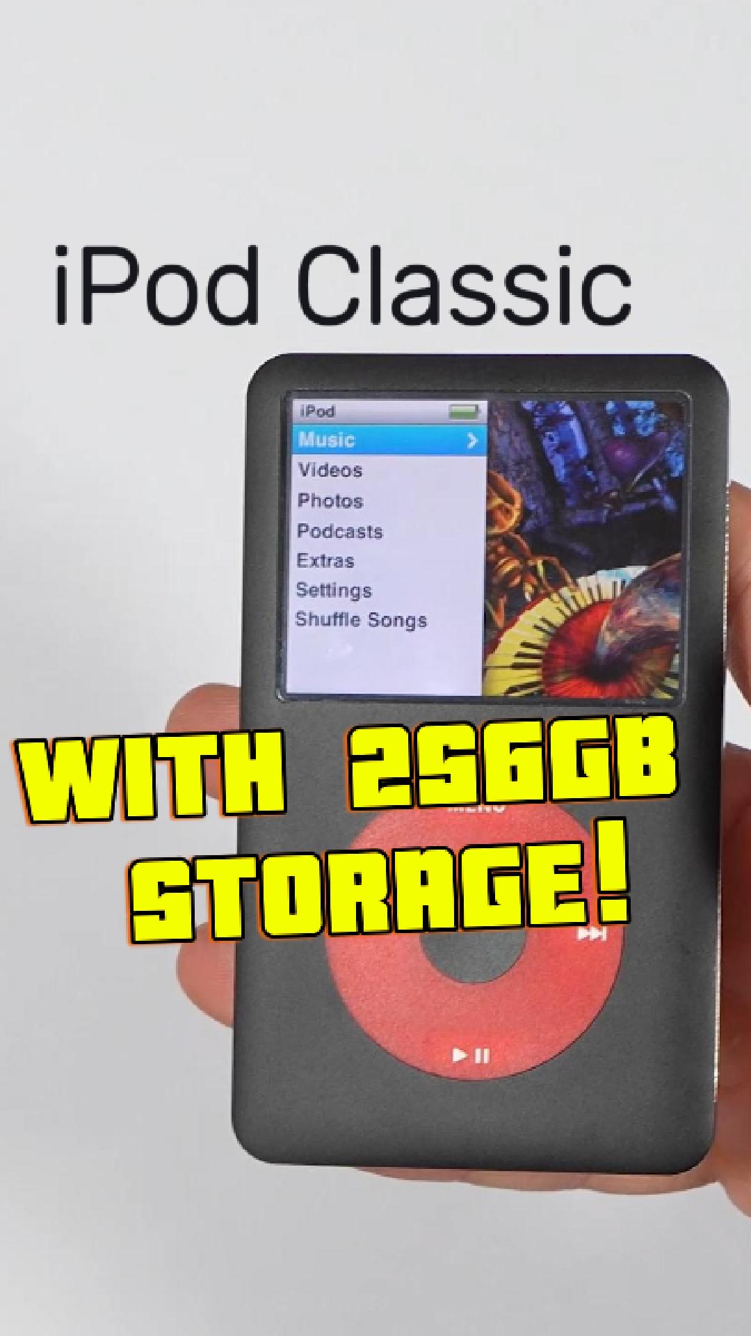 Upgrading iPod Classic with USB-C and 256gb storage