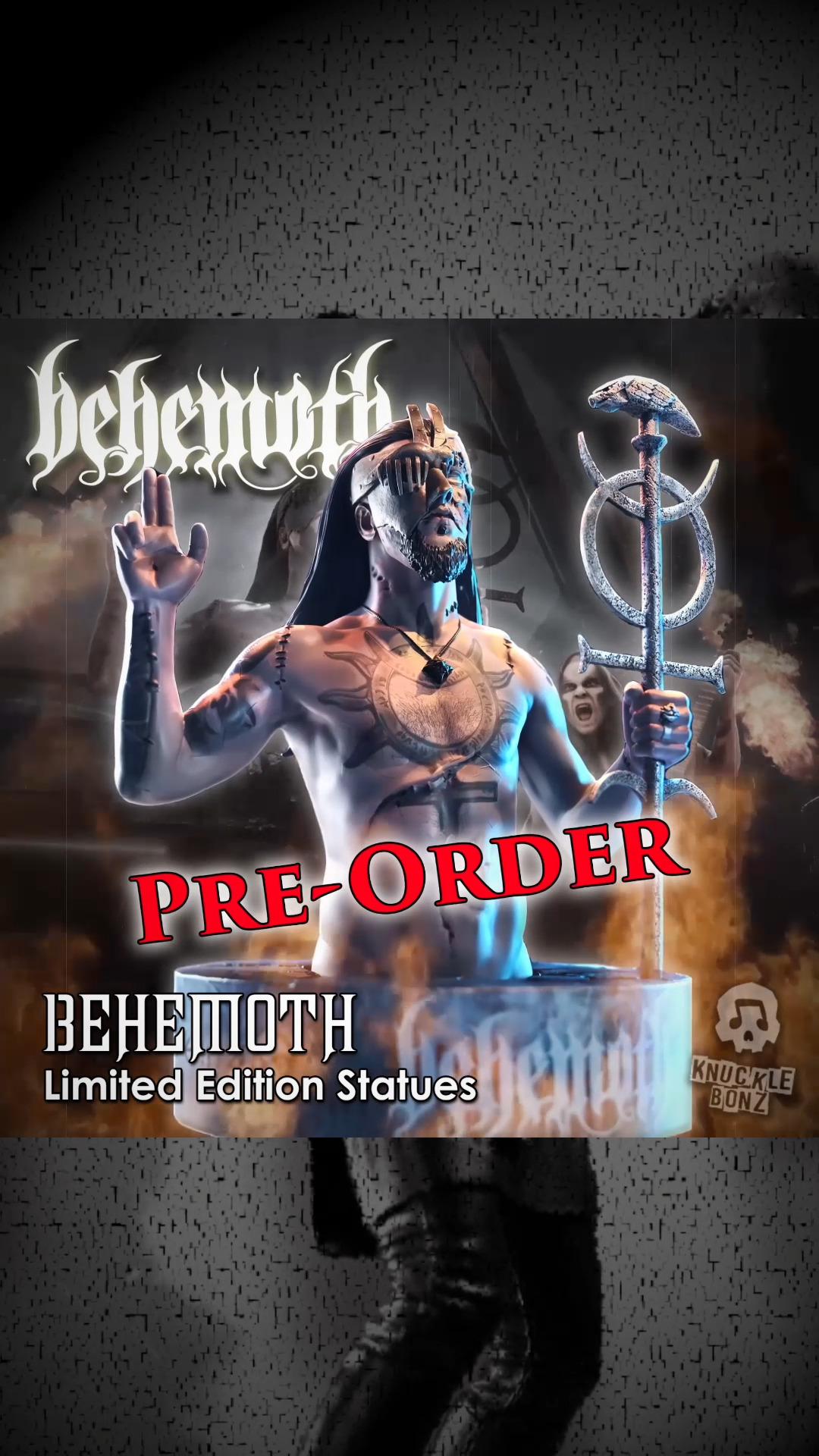 The KnuckleBonz x Behemoth Limited Edition Statue designs for Behemoth ...