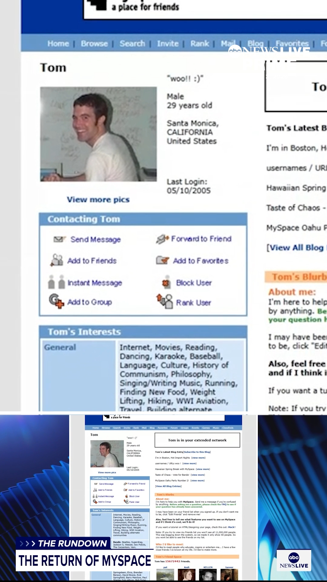 Myspace could soon make a comeback after nearly two decades on the