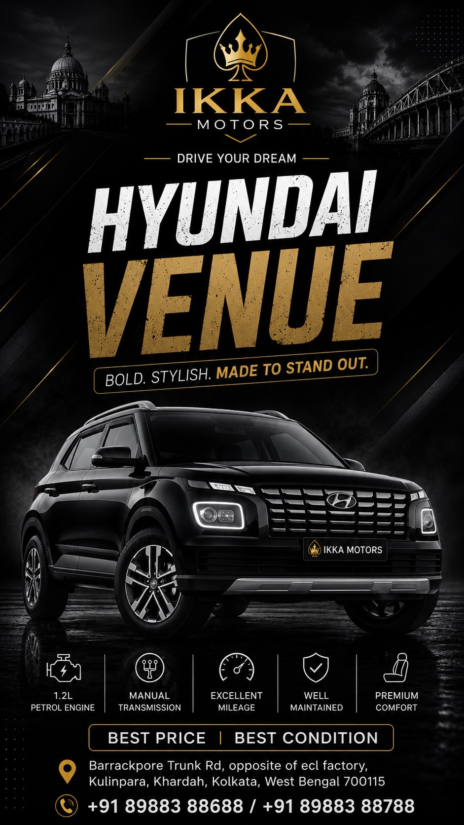 Hyundai Venue SX (Sunroof) 🚗| 2021 Model 2021 Model 1st Owner