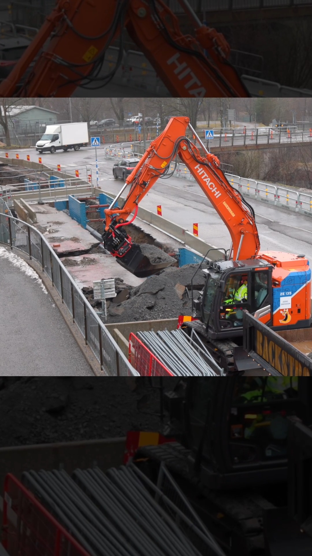We asked an operator to test out the ZE135 electric excavator! Keep ...
