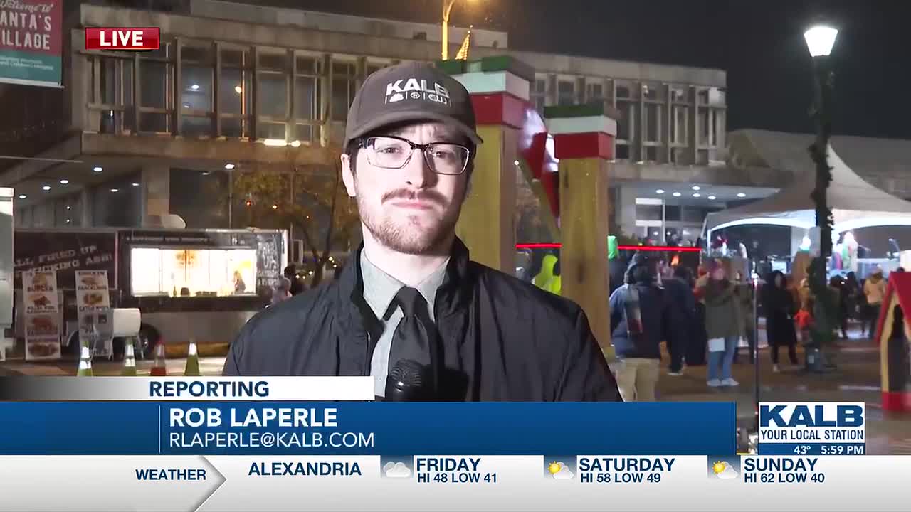 KALB's Rob LaPerle takes a look at downtown Alexandria as Alex Winter ...