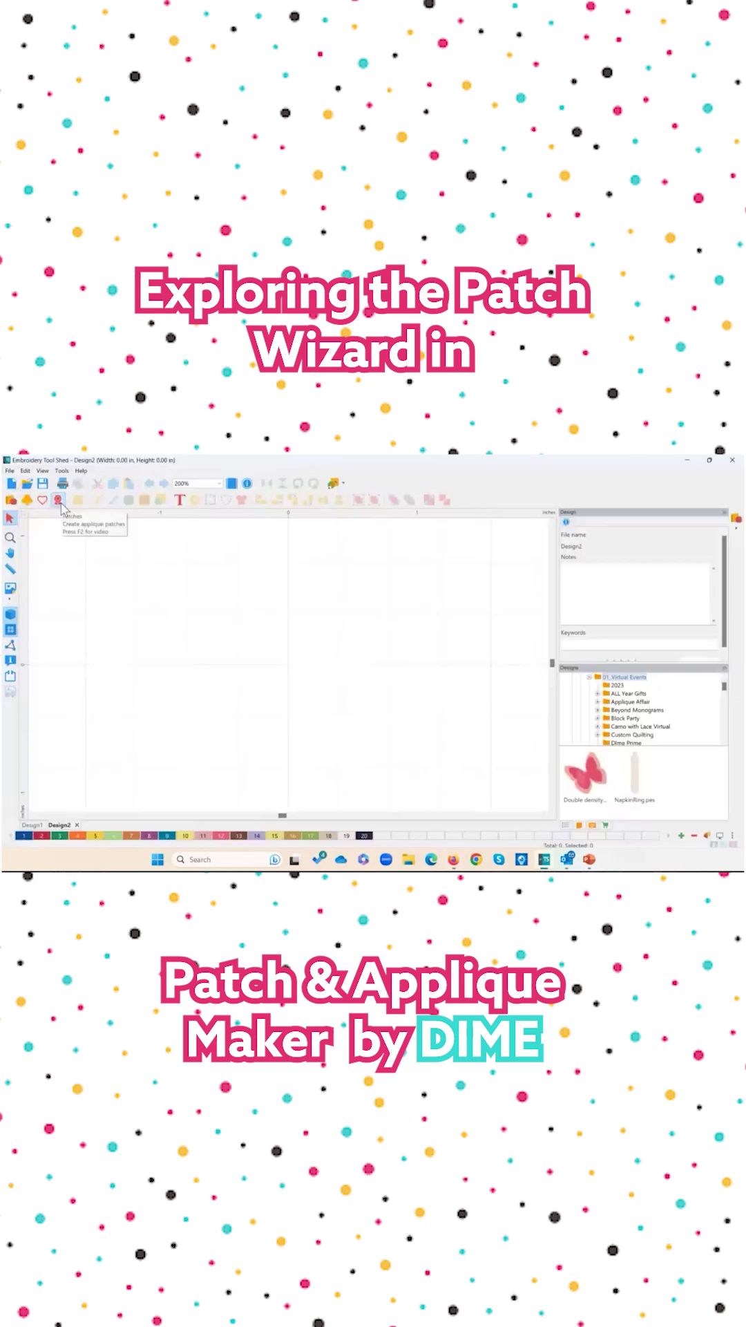 Design your own custom patches effortlessly with the Patch Wizard in ...