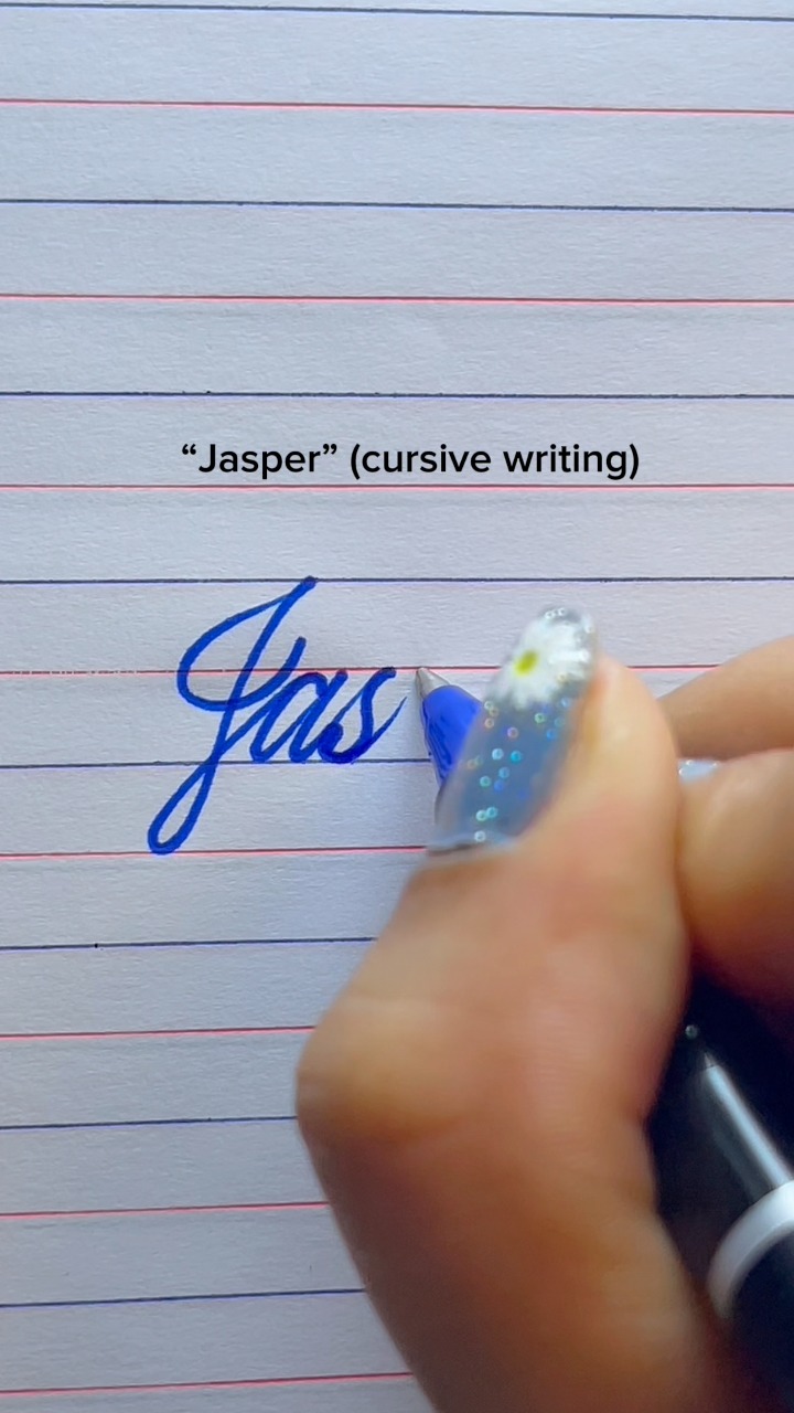 “Jasper” (cursive writing) ️