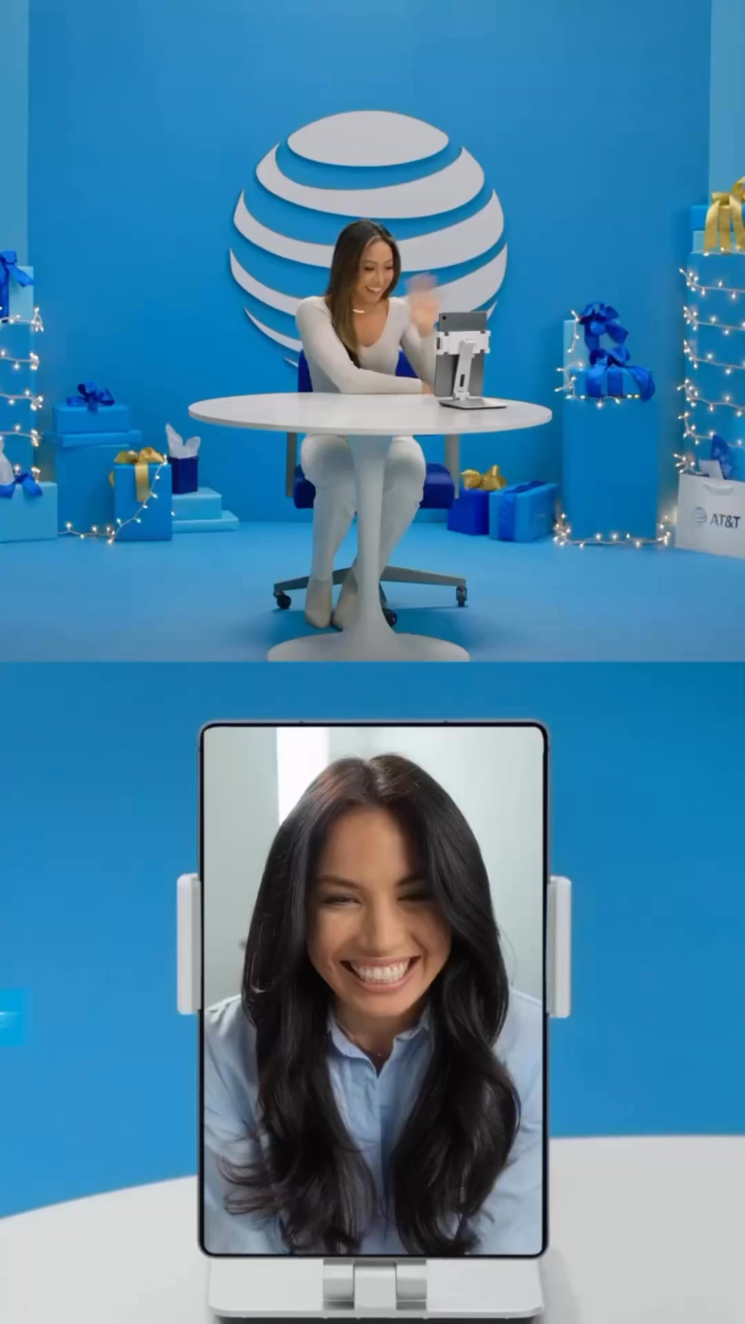 Is she LYING about her gifts? 🎁. . Fun fact: this AT&T Christmas ad ...