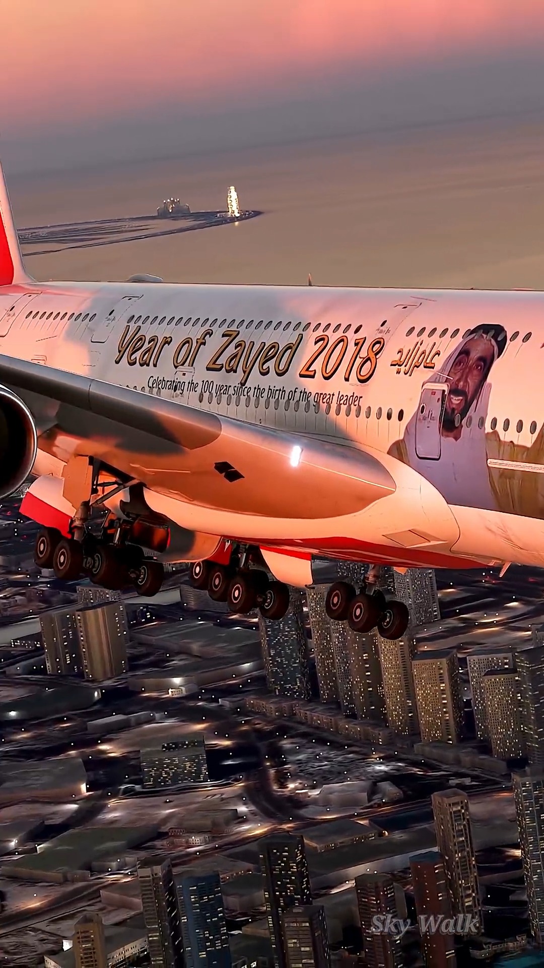 Etihad A380-800 Year of Zayed 2018 livery in MSFS