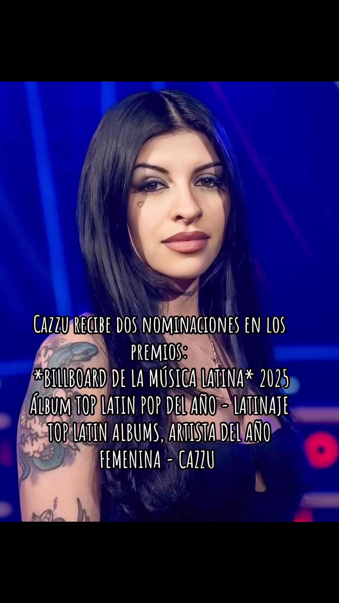 Cazzu recibe dos nominaciones en los premios billboard de la música ...
