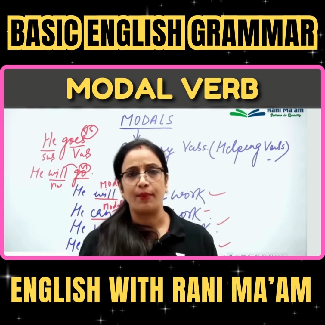 Modal Verb | Grammar | English With Rani Ma'am #grammar # ...