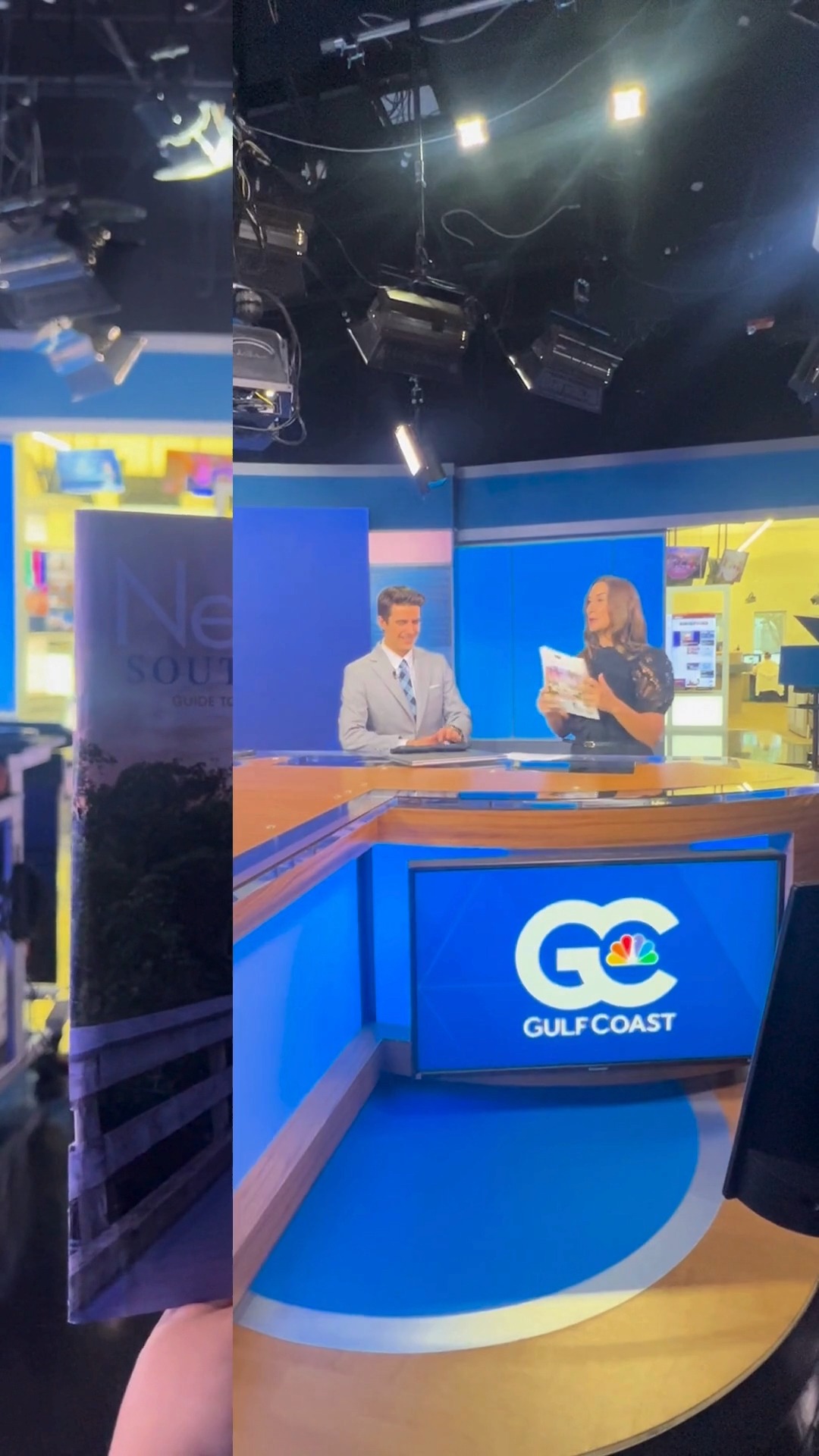 Behind the scenes with Melissa Vogt at Gulf Coast News📰🎥 Catch her ...