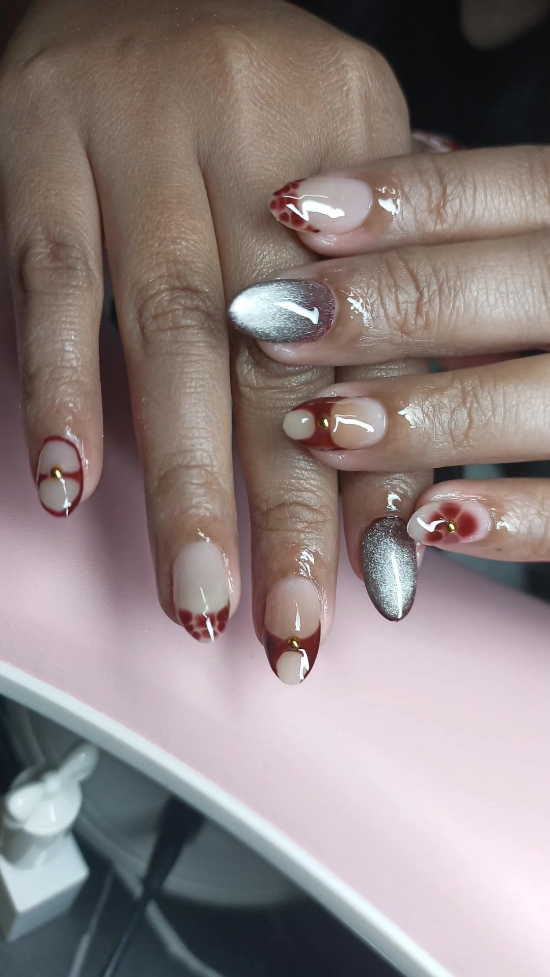 Just preettyyy nails ️ ... Thank you din mare Carla Dela Cruz Gregorio ...