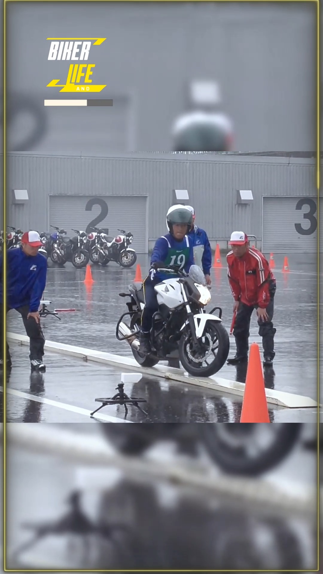 Riding test on heavy rain | Biker and life | Facebook