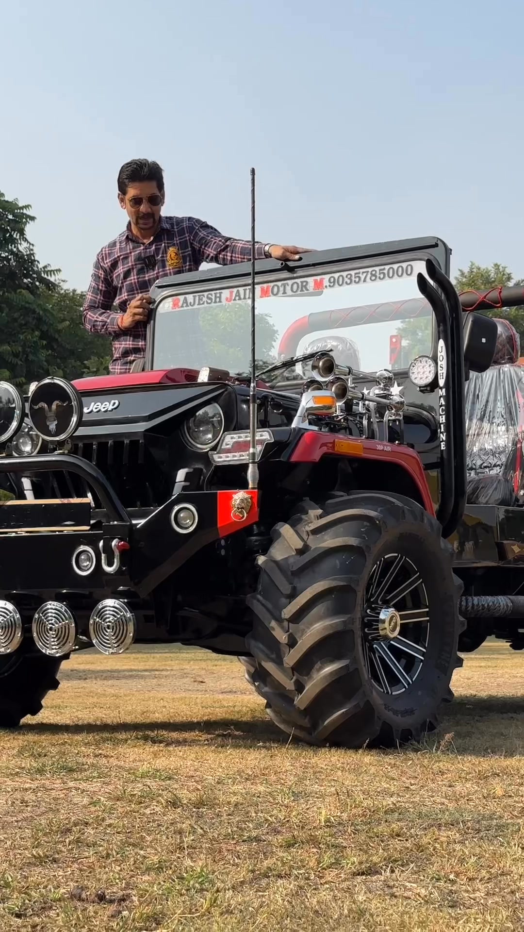 Rajasthani customer jeep at online order | Rajesh jain motors