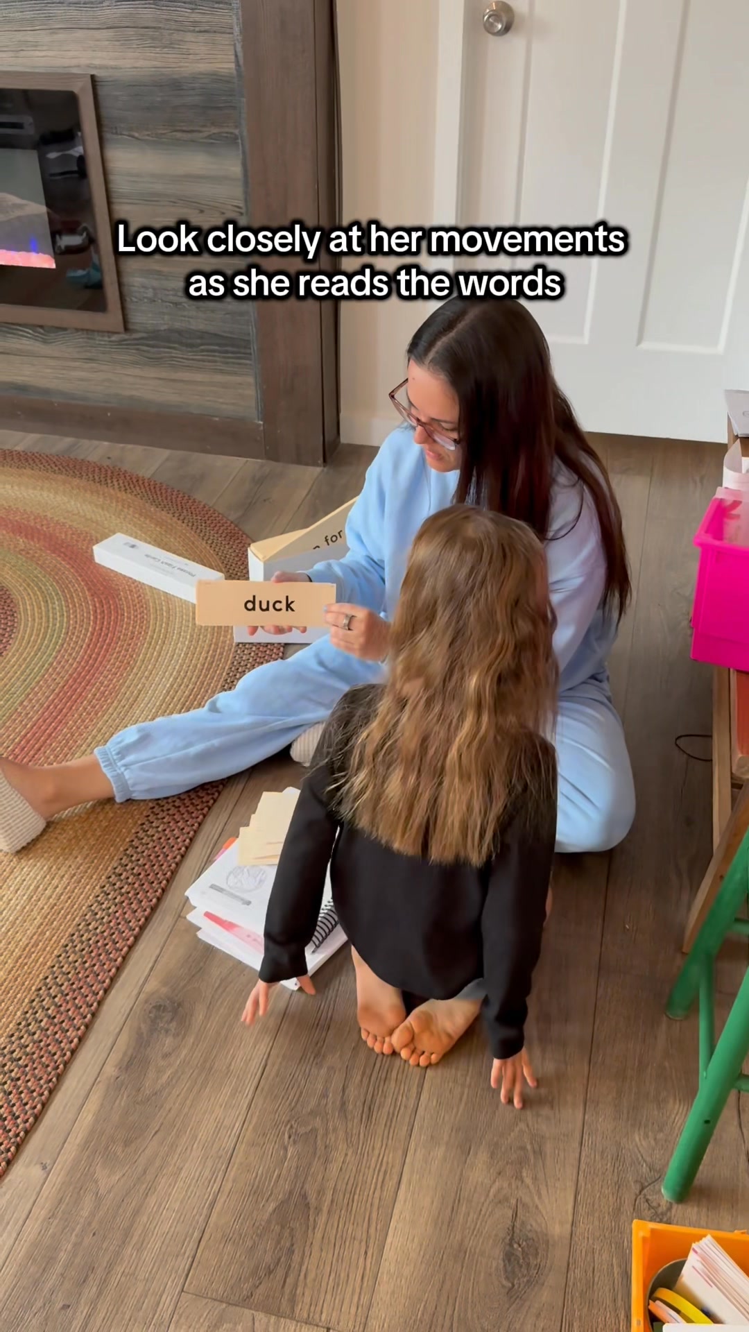 This is a perfect example of a child who learns best while moving. If I ...