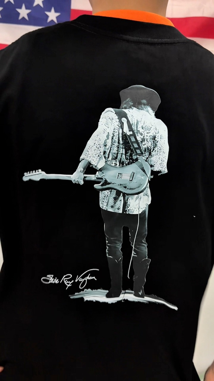 Clapton Stevie Ray Tシャツ Eric Vaughan