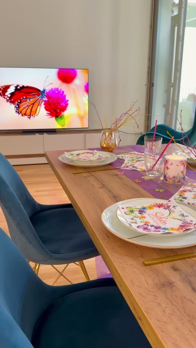 🌸 Wenn der Tisch schon „Willkommen!