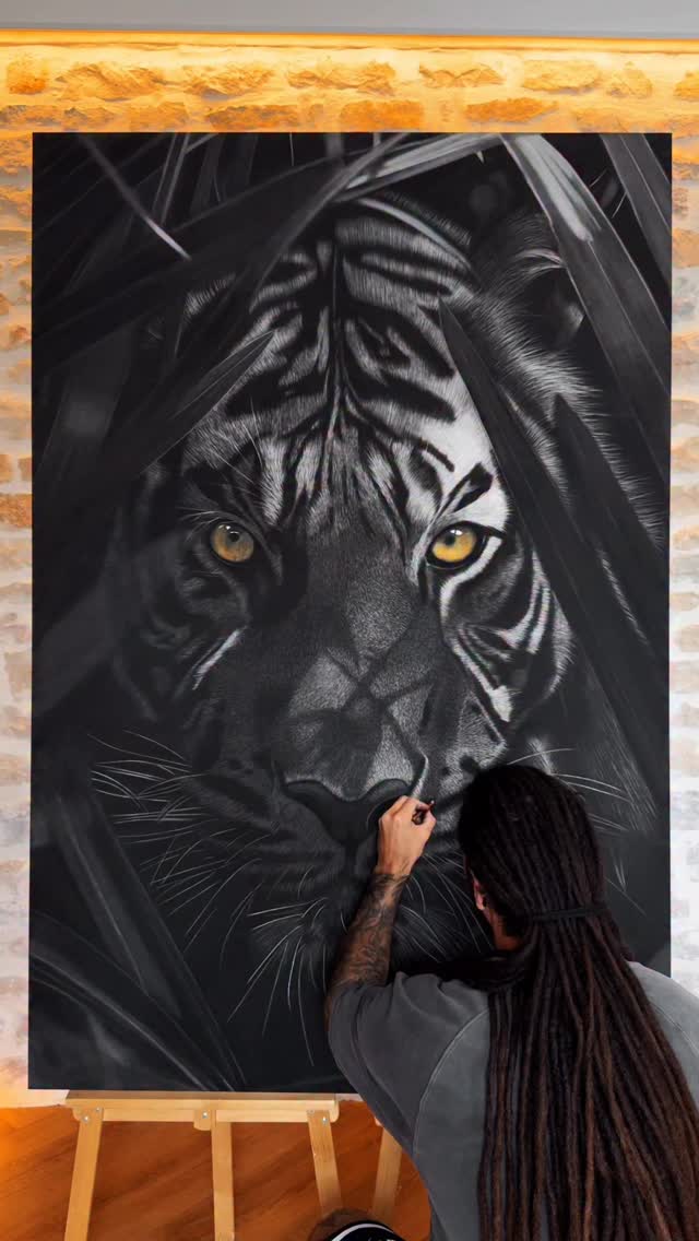 SHERE KHAN - SKIMA 2025 🐯 ️ . Pencil Pierre noire @conteaparisofficiel ...