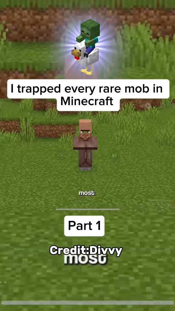 Found every rare mob in Minecraft #rare #minecraft #youtube #mob # ...