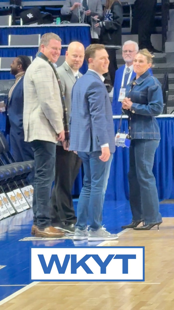 New UK football head coach Will Stein just walked onto the Rupp Arena ...