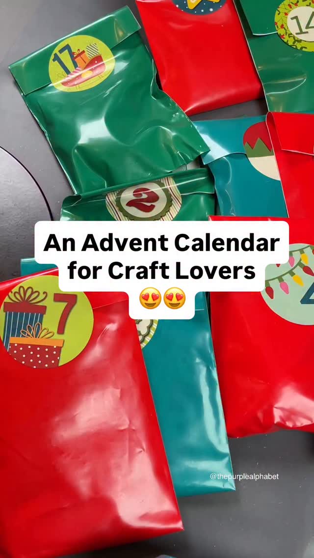 I’m very excited for this craft advent calendar sample from @artskills ...